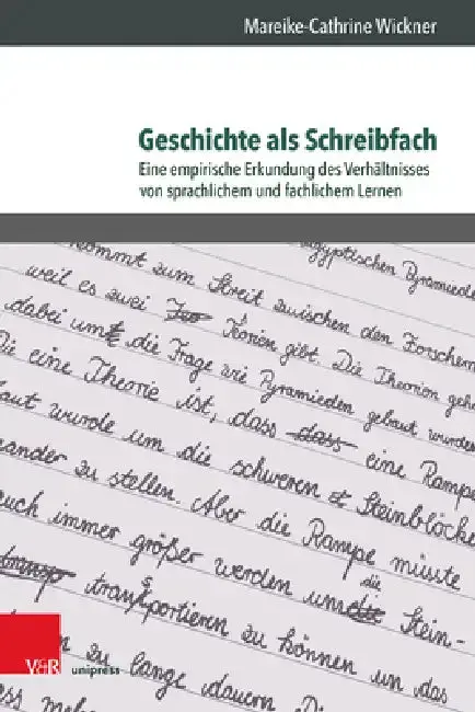 Cover of Geschichte ALS Schreibfach
