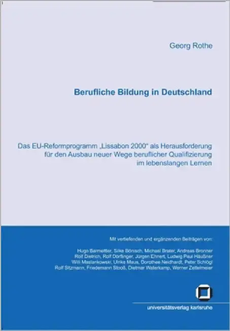 Cover of Berufliche Bildung in Deutschland