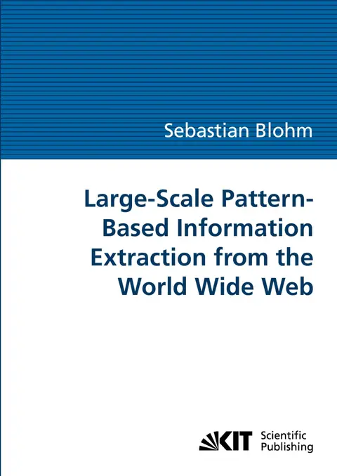 Cover of Large-Scale Pattern-Based Information Extraction from the World Wide Web