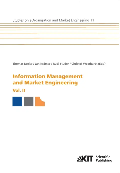 Cover of Information Management and Market Engineering. Vol. II