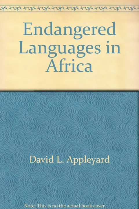 Cover of Endangered Languages in Africa