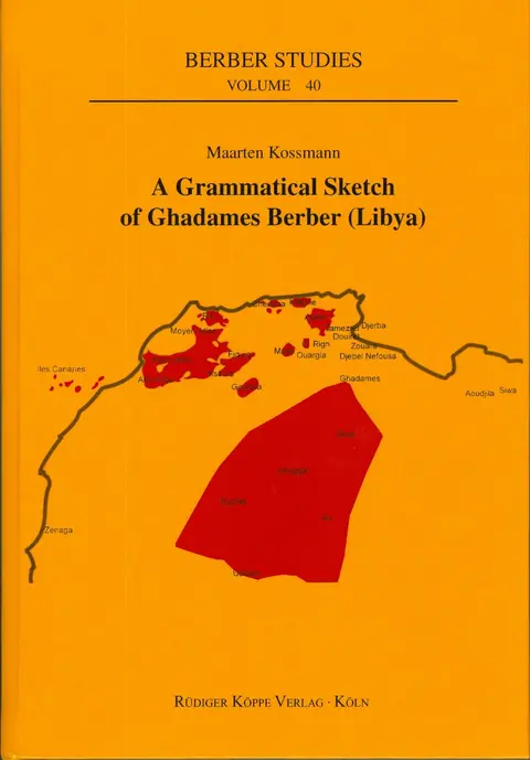 Cover of A Grammatical Sketch of Ghadames Berber