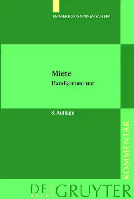Cover of Miete