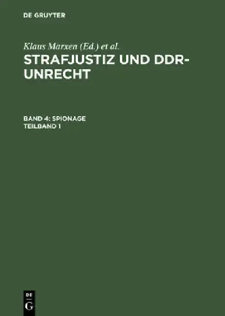 Cover of Spionage