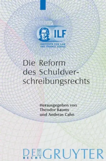 Cover of Die Reform Des Schuldverschreibungsrechts