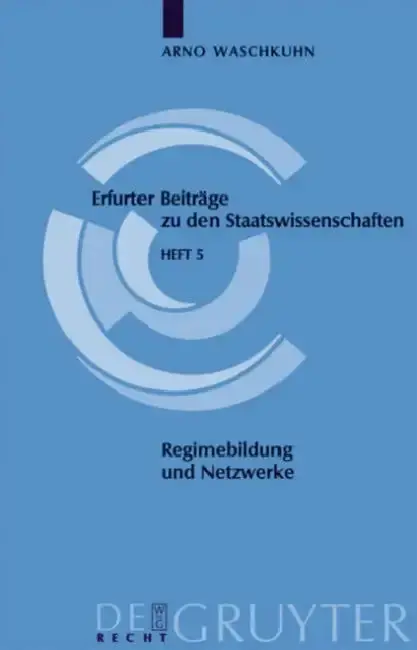 Cover of Regimebildung und Netzwerke