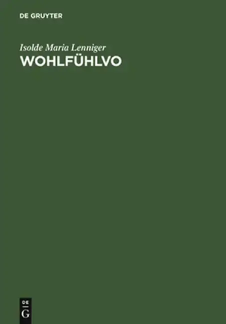Cover of Wohlfuhlvo