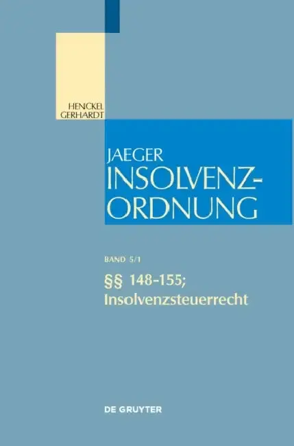 Cover of 148-155; Insolvenzsteuerrecht