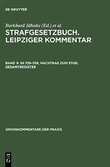 Cover of 339-358; Nachtrag Zum Stgb; Gesamtregister