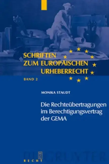 Cover of Die Rechteübertragungen im Berechtigungsvertrag der GEMA