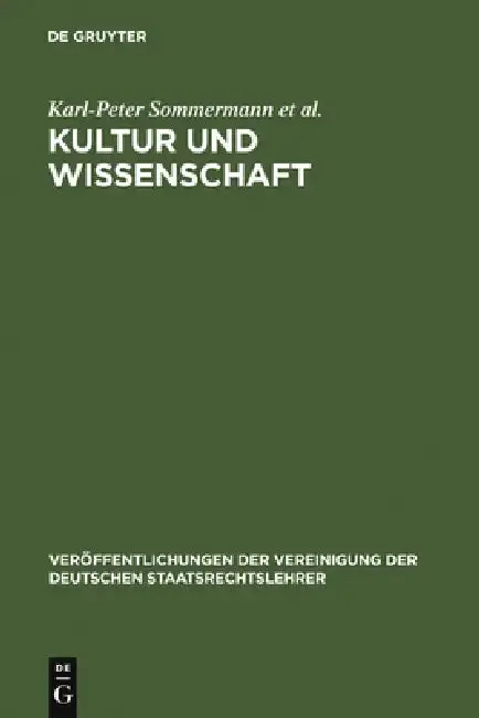 Cover of Kultur und Wissenschaft