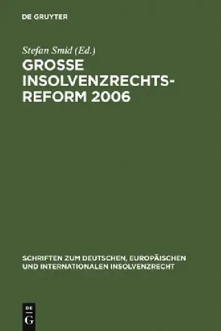 Cover of Große Insolvenzrechtsreform 2006