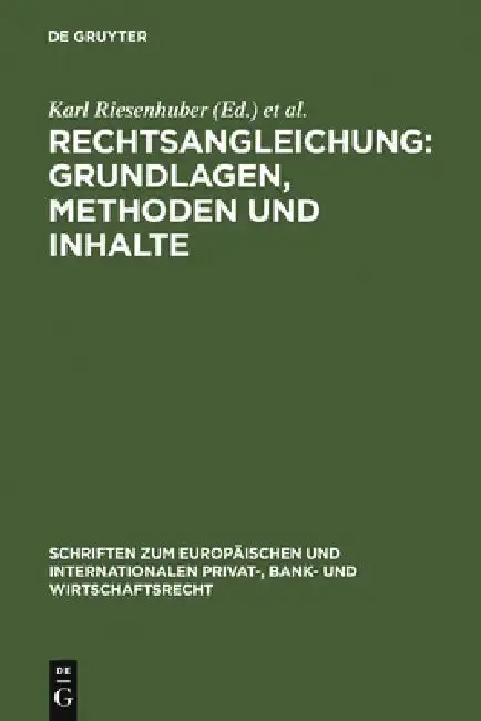 Cover of Rechtsangleichung