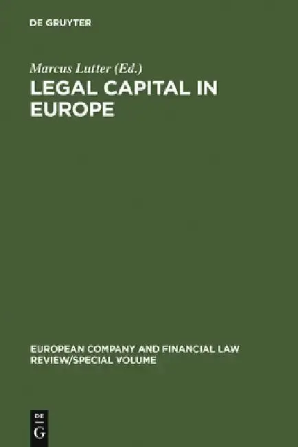 Cover of Legal Capital in Europe