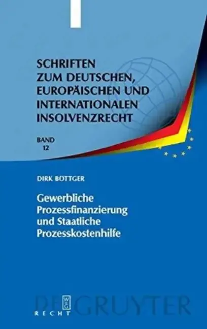 Cover of Gewerbliche Prozessfinanzierung und Staatliche Prozesskostenhilfe