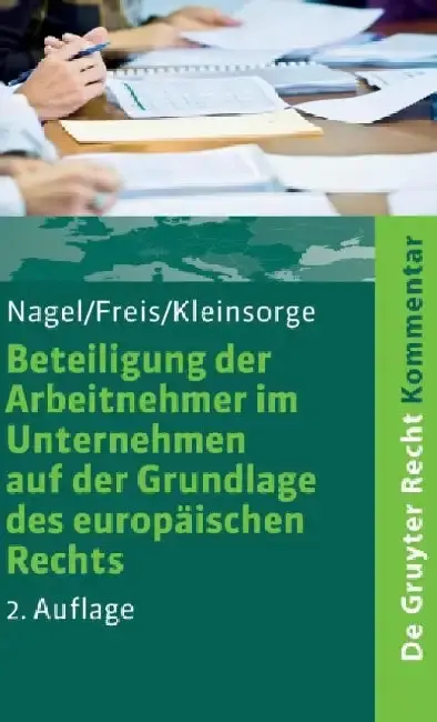 Cover of Beteiligung Der Arbeitnehmer Im Unternehmen Auf Der Grundlage Des Europaischen Rechts