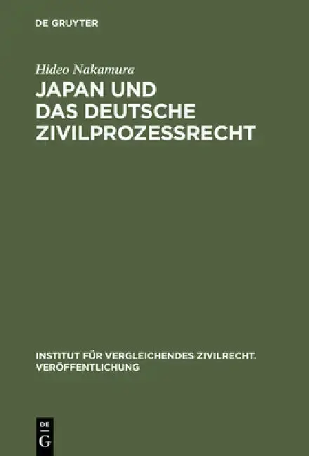 Cover of Japan und das deutsche Zivilprozessrecht