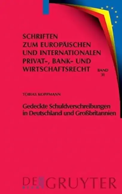 Cover of Gedeckte Schuldverschreibungen in Deutschland und Großbritannien
