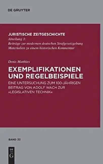 Cover of Exemplifikationen Und Regelbeispiele