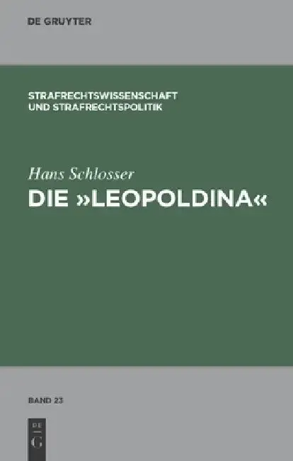 Cover of Die "Leopoldina"