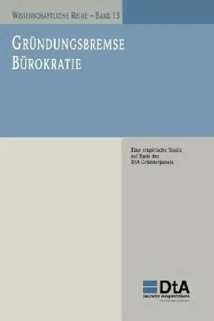 Cover of Gründungsbremse Bürokratie