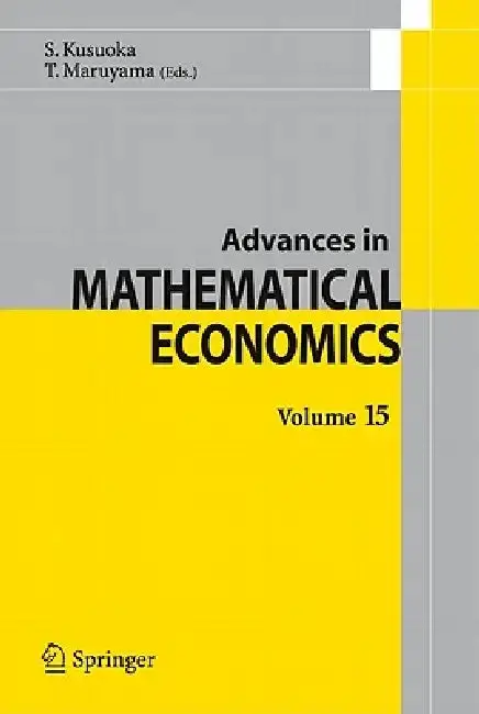 Cover of Advances in Mathematical Economics Volume 15