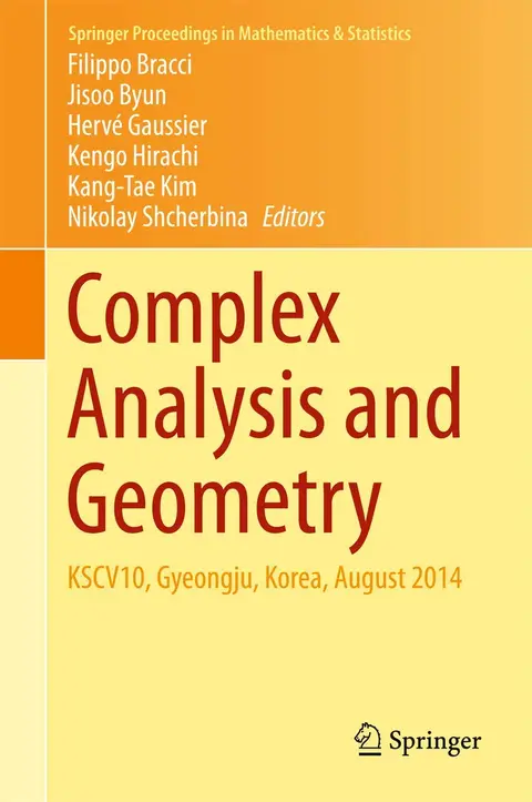 Cover of Complex Analysis and Geometry