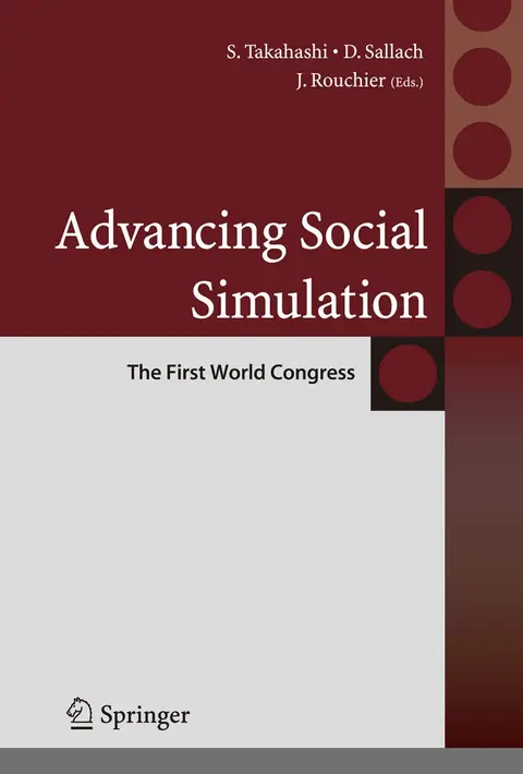 Cover of Advancing Social Simulation