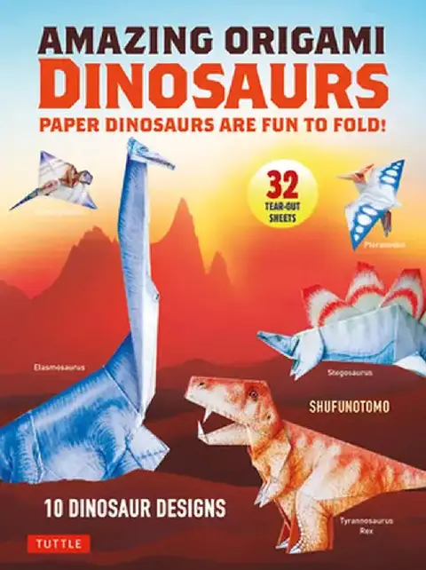 Cover of Amazing Origami Dinosaurs