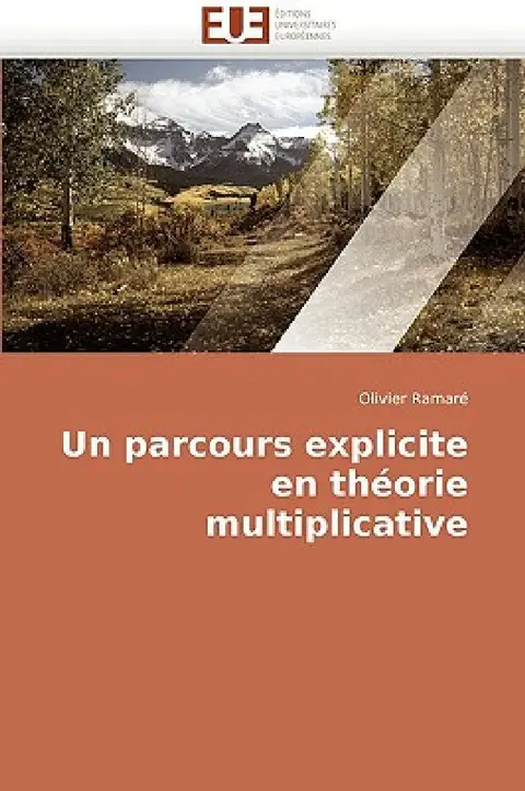 Cover of Un parcours explicite en théorie multiplicative