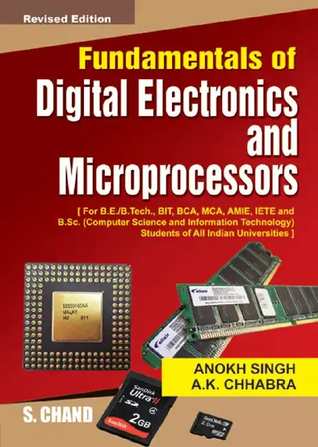 Cover of Fundamental of Digital Electronics and Microprocessors