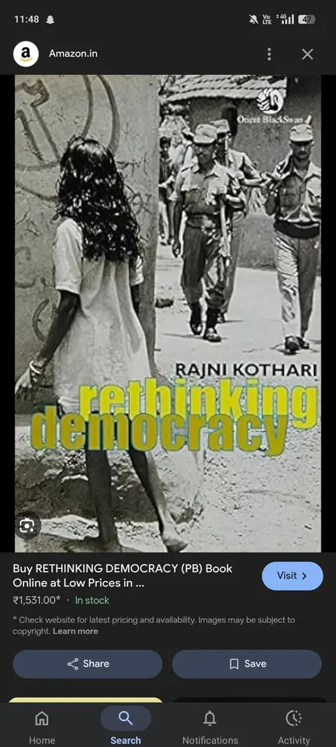 Cover of Rethinking Democracy