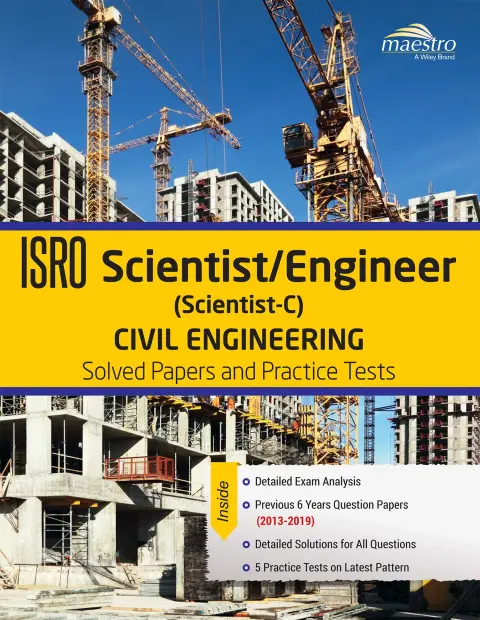 Cover of Wiley's ISRO Scientist/Engineer (Scientist-C) Civil Engineering