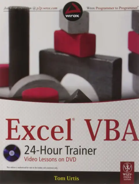 Cover of Excel VBA 24-Hour Trainer