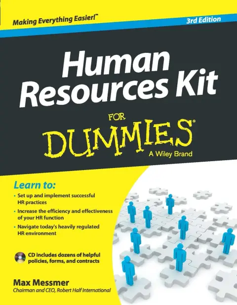 Cover of Human Resource Kit for Dummies, 3ed