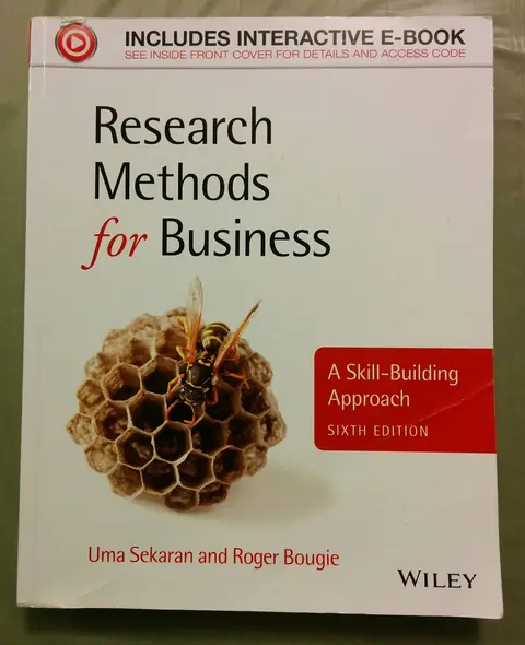 Cover of Research Methods for Business