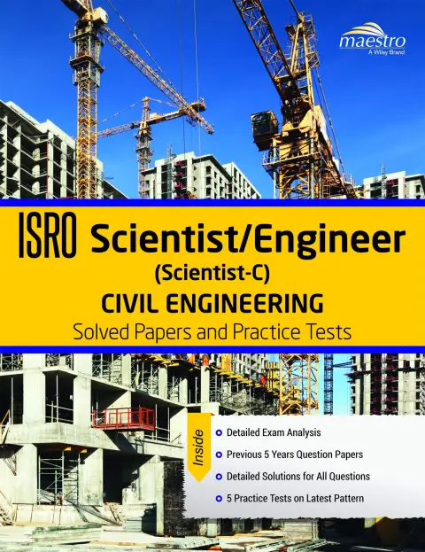 Cover of Wiley's ISRO Scientist/Engineer (Scientist - C) Civil Engineering