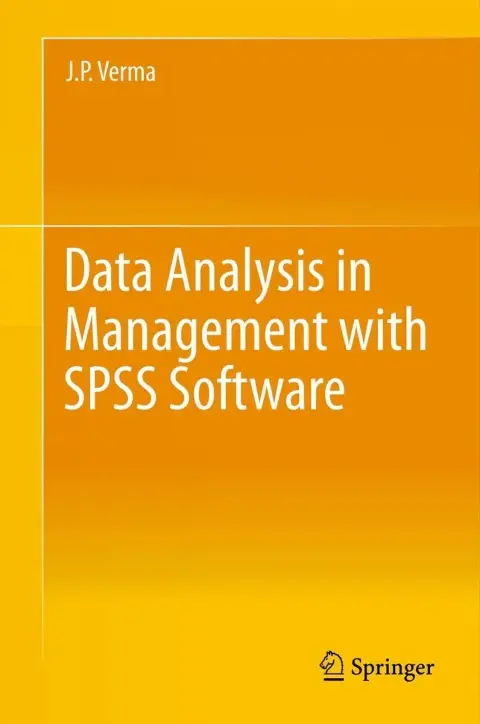 Cover of Data Analysis in Management with SPSS Software