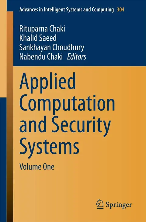 Cover of Applied Computation and Security Systems