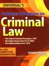Cover of Problems and Solutions on Criminal Law