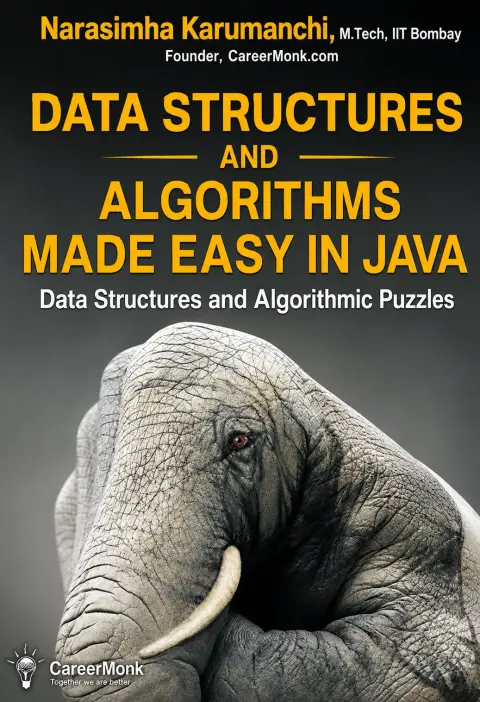 Cover of Data Structures and Algorithms Made Easy in Java