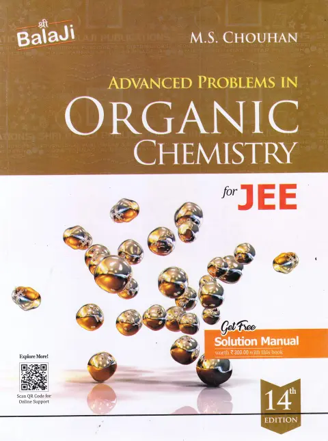Cover of Advanced Problems in Organic Chemistry for Jee (With Solution) - 14/E (2020-21) Session