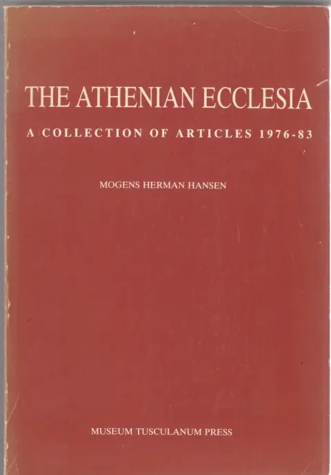 Cover of The Athenian Ecclesia