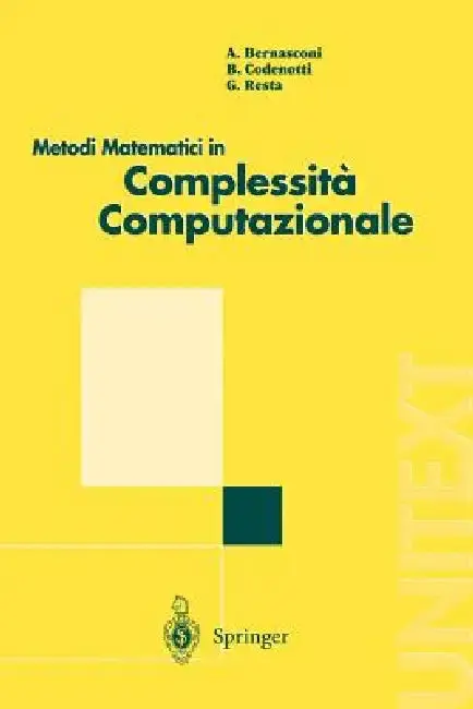 Cover of Metodi Matematici in Complessita Computazionale