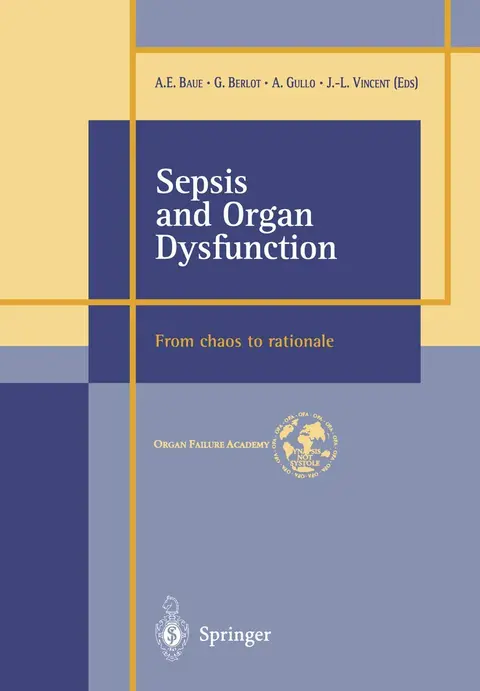 Cover of Sepsis and Organ Dysfunction