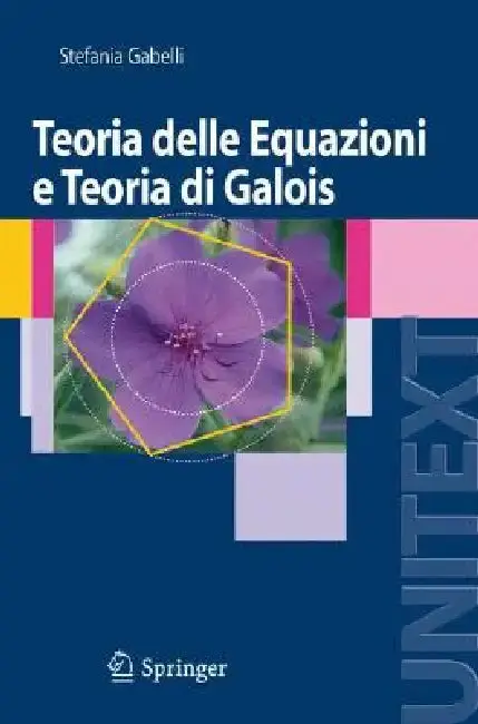 Cover of Teoria Delle Equazioni E Teoria Di Galois