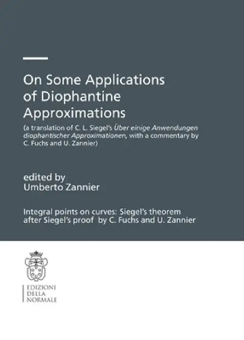 Cover of On Some Applications of Diophantine Approximations