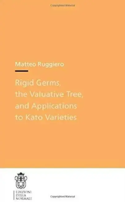 Cover of Rigid Germs, the Valuative Tree, and Applications to Kato Varieties