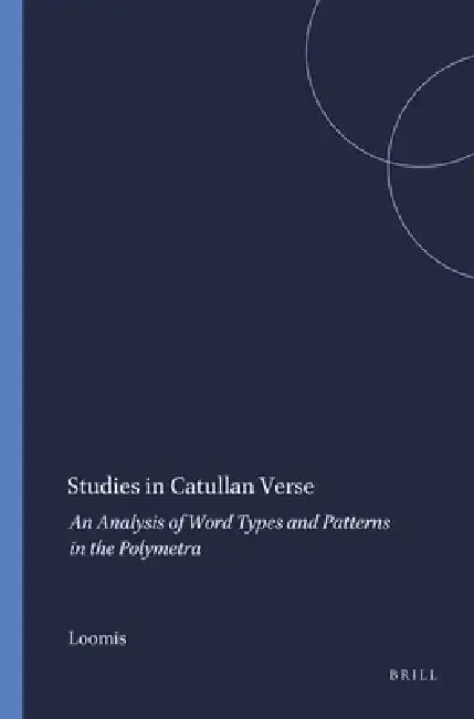 Cover of Studies in Catullan Verse
