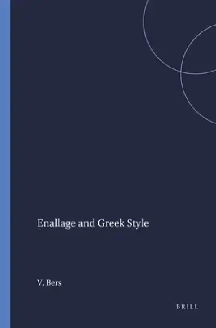Cover of Enallage and Greek Style